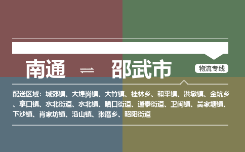 南通到邵武市物流专线,南通到邵武市货运,南通到邵武市物流公司