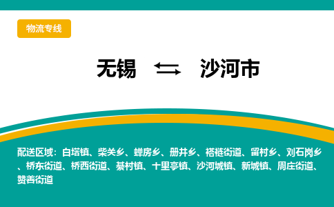 无锡到沙河市物流专线,无锡到沙河市货运,无锡到沙河市物流公司