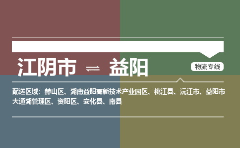 江阴到益阳物流专线,江阴市到益阳货运,江阴市到益阳物流公司