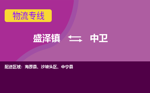 盛泽到中卫物流专线_盛泽发至中卫货运_盛泽到中卫物流公司