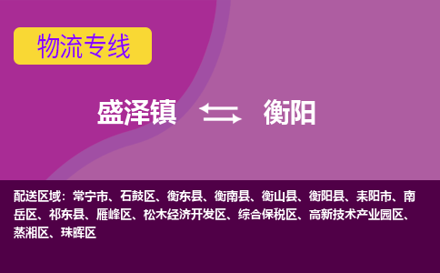 盛泽到衡阳物流专线_盛泽发至衡阳货运_盛泽到衡阳物流公司