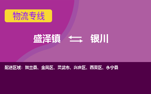 盛泽到银川物流专线_盛泽发至银川货运_盛泽到银川物流公司