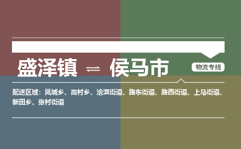 盛泽到侯马市物流专线 长途运输盛泽到侯马市物流公司