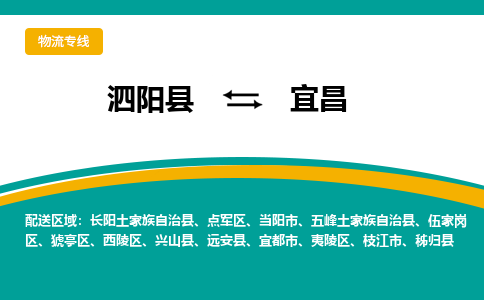 泗洪到宜昌物流公司-泗阳县到宜昌专线