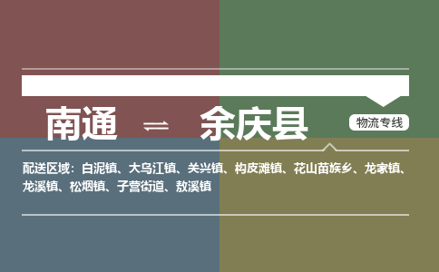 南通到余庆县物流专线,南通到余庆县货运,南通到余庆县物流公司