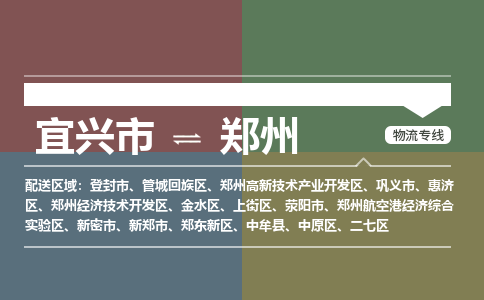 宜兴到郑州物流专线,宜兴市到郑州货运,宜兴市到郑州物流公司