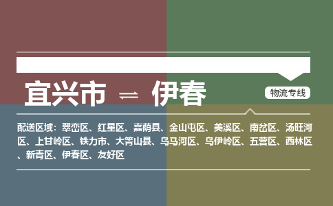 宜兴到伊春物流专线,宜兴市到伊春货运,宜兴市到伊春物流公司