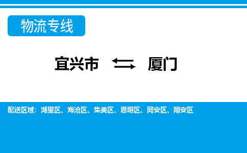 宜兴到厦门物流专线,宜兴市到厦门货运,宜兴市到厦门物流公司