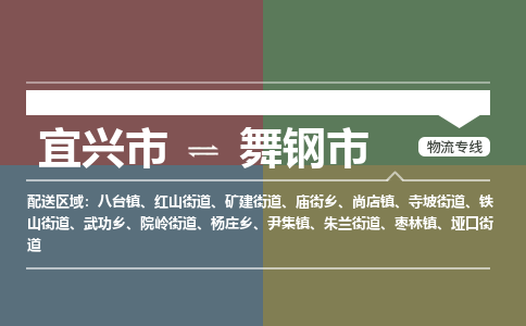 宜兴到舞钢市物流专线,宜兴市到舞钢市货运,宜兴市到舞钢市物流公司