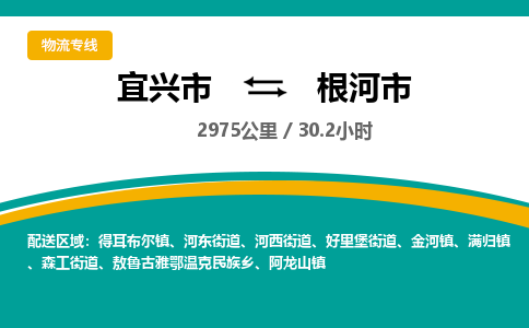 宜兴到根河市物流专线,宜兴市到根河市货运,宜兴市到根河市物流公司