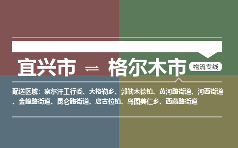 宜兴到格尔木市物流专线,宜兴市到格尔木市货运,宜兴市到格尔木市物流公司