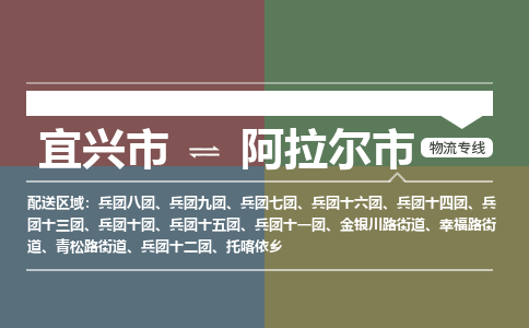 宜兴到阿拉尔市物流专线,宜兴市到阿拉尔市货运,宜兴市到阿拉尔市物流公司