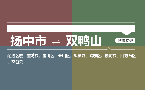 扬中到双鸭山物流专线,扬中市到双鸭山货运,扬中市到双鸭山物流公司