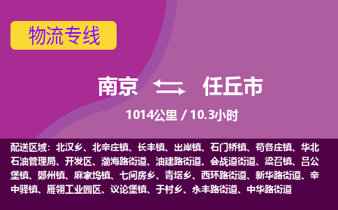 南京到任丘市物流专线,南京到任丘市货运,南京到任丘市物流公司