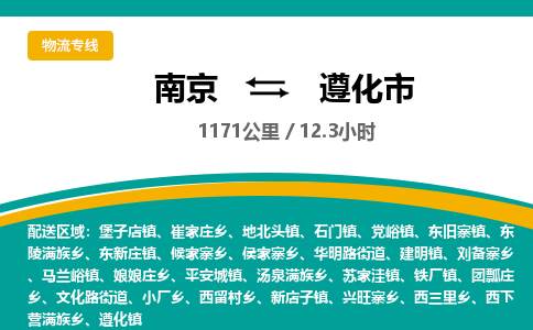 南京到遵化市物流专线,南京到遵化市货运,南京到遵化市物流公司