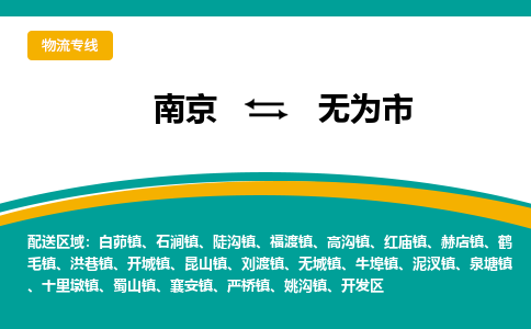 南京到无为市物流专线,南京到无为市货运,南京到无为市物流公司