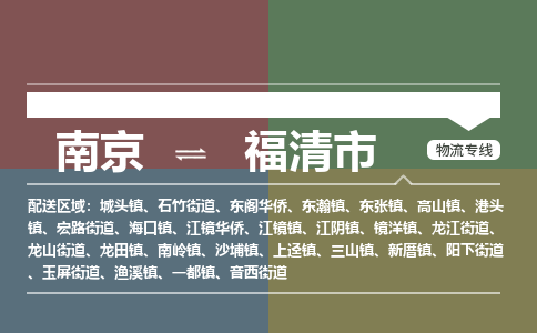 南京到福清市物流专线,南京到福清市货运,南京到福清市物流公司