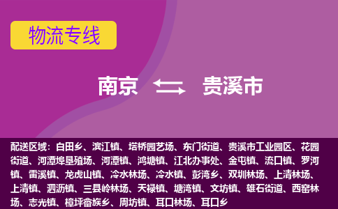 南京到贵溪市物流专线,南京到贵溪市货运,南京到贵溪市物流公司